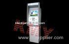 Industrial PC Multi Touch Self Service Banking Media Kiosk ATM Stainless Steel