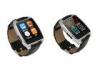 Black / Gold / Silver BT 4.0 Bluetooth Smartphone Watch With 200mAh Lithium Polymer Battery