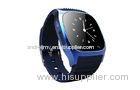 Blue / White 1.44"TFT Bluetooth Smart Wrist Watch Hands Free Support Call Records