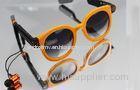 Orange / Black Cool DSP 30FPS Bluetooth Smart Glasses With MIC-4015