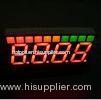 OEM 4 Digit 7 Segment Led Display for Temperature indicator Red / Yellow / Green