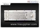 Panel Mounting Boarding Kiosk Waterproof Stainless Steel Metal Keyboard with Pointing Device
