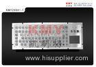 Interactive Check-in Kiosk Waterproof Stainless Steel Metal Keyboard with Touchpad