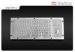 Self-service Information Kiosk Stainless Steel Dustproof Metal Keyboard with Trackball