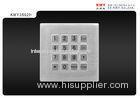 Stainless Steel Anti-vandal Waterproof Access Control System IP65 Metal Keypad