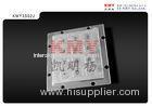 Customizable Waterproof Stainless Steel Access Control Kiosk 12 Keys Metal Keypad