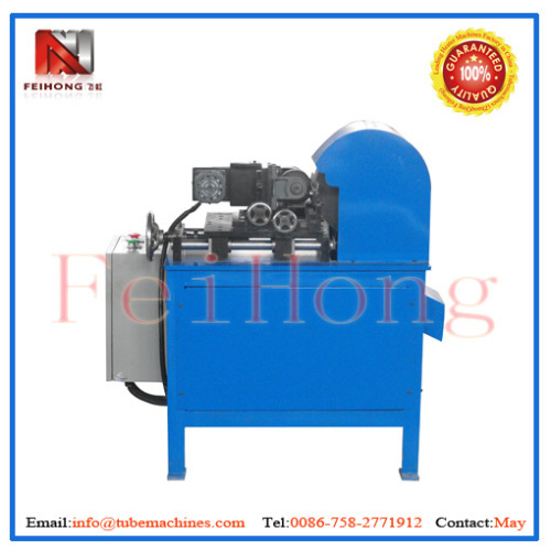 tube polishing machine for heating elements
