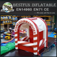 Easy build inflatable booth tent