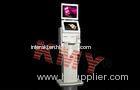 Card Reader Touch Screen Information Kiosk With Photo Printer / Dual Monitor