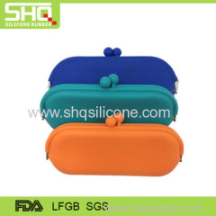 Multi-functional silicone coin purse for lady