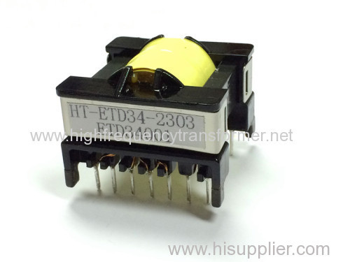 ETD horizontal etd power transformer ETD TRANSFORMER HIGH FREQUENCY TRANSFORMER