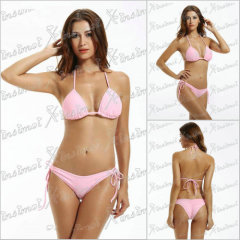 No MOQ Wholesale Pink Women Hot Sex Swimwear