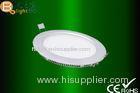 120 V Cold White Flat Round Panel LED Light For Supermarket 48W 5000LM