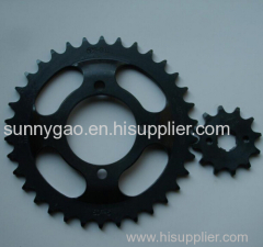 Motorcycle Chain and Sprocket Wheel Set