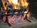 fireplace grates metal metiral