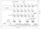 Embossed Thin film Membrane Switch PC / PET membrane touch switch keypad