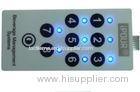 EL backlight matte / gloss LED Membrane Switch Embossing 200HZ - 1500HZ