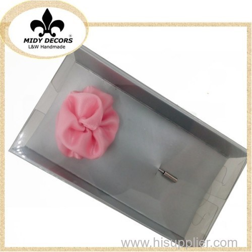 High quality fabric flowers brooch for suit