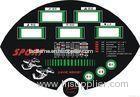 Electric Products Membrane Switch Keyboard With 3M Adhesive Dull Polish