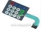 Black Moisture Proof membrane touch switch Keypad with Flat Cable