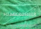 Eco Friendly Thick Green Car Cleaning Cloth Plain 24" x 48" , Car Buffing Cloth
