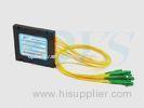 1*8 PLC Splitter Optical Fiber Patch Cord High Density for FTTH Use
