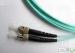 Good Echangeability And Durability Duplex / Multimode ST Optical Fiber Patch Cord For LANS