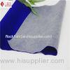 Nylon Flocked / Flocking Fabric For Jewellry Box Lining , Blue Velvet Upholstery Fabric