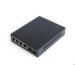Cat 5 UTP 10 / 100M Single Mode Fiber Media Converter , 4 Lan Port