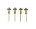 Plastic Casket fittings Ornamental Coffins Screws 3# with gold , silver or copper
