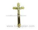 Catholic crosses and crucifixes , Funeral crucifix with Gold Silver or Copper color