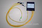 High Stability Low PDL 1490nm Audio Cable 3.0mm Insert Loss Optical Fiber Splitter