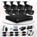 8 Channel CCTV DVR Kit Waterproof CCTV Camera 24 LEDs Home Security Camera Kits