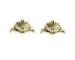 3# Plastic Coffin fitting bracket , casket furniture with golden color