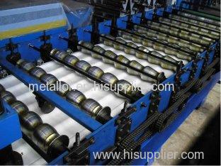Roof Sheet Tile Roll Forming Machine in Wall / Roof Construction for Outdoor Decoration