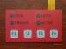 Custom made Red Plastic Membrane Switch Overlay 200HZ - 1500HZ