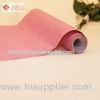 Printed Knitting Pink Velvet Upholstery Fabric For Electronic Accessories