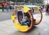 Funny Amusement Electric Swing Car Rides , Outdoor Children's Happy Car Ride