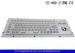 86 Keys IP65 Rated Stainless Steel Industrial Kiosk Keyboard With Trackball