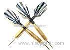 59# Brass Steel Tip Dart Barrels With Aluminium Shafts / Pet Flights 25.0g
