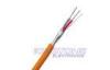 FRHF 2 Cores Fire Resistant Cable , Solid Bare Copper with Silicone Insulation