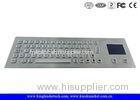 64 Keys Industrial Keyboard With Touchpad Laser Engraved Graphics PS/2 Or USB Interface