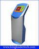 17&quot;,19&quot;Ticket scanning touch screen kiosks with 45 degree angled-down barcode scanner