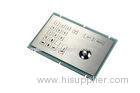 Spill Proof Compact Format Panel Pount Metal Trackball IP65 With 19 Keys