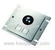 Small Metal Keyboard With Trackball For Kiosk , Input Devices Trackball