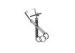 Stainless Steel Toy Safety Testing Machine Plane Tension Clamp 3mm Thickness