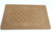 Rubber backing Polyester Embossed double door mat