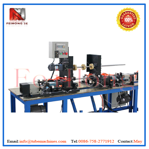 tube skinning machine for heating element