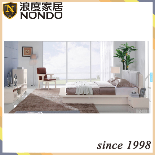 MDF bedroom furniture king size bed 5203
