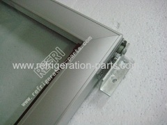 90 Degree Positioning Freezer Glass Door